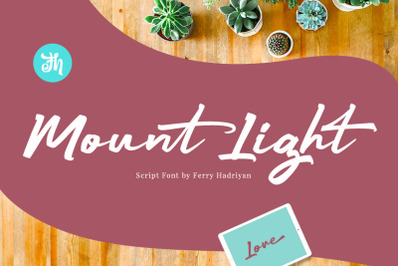 Mount Light - Script Font