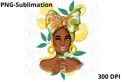 Afro Woman | Png Sublimation Design