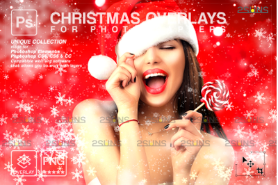 Blowing glitter overlays &amp; Christmas overlay