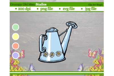 retro watering can