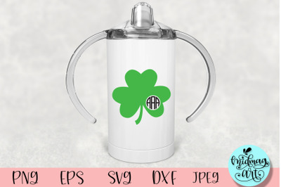 Shamrock monogram svg&2C; St. Patrick&amp;&23;039;s day svg