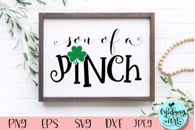 Son of a pinch wood sign svg, St. Patrick&#039;s day svg