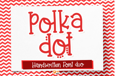 Polka Dot Font Duo