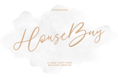 HouseBay Logo Script Font