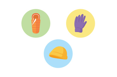 Camping Icon hat Vector Bundle