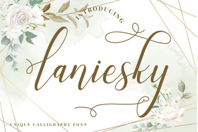 Laniesky - Calligraphy Font