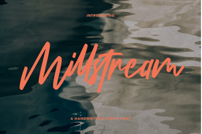 Millstream Handwritten Script Font