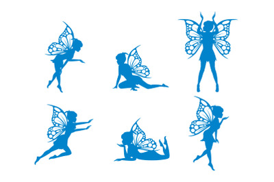 cute fairy silhouette collection