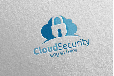 Digital Cloud Security Logo 5