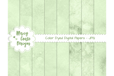 Green Dyed Journal Papers US Letter Size
