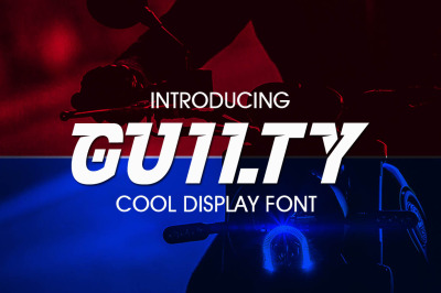 Guilty - Cool Display Fonts