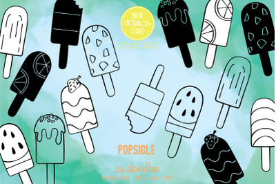 Popsicle Doodles | Hand Drawn Ice Cream | Frozen Treat