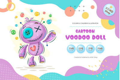 Cartoon voodoo doll