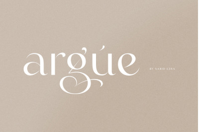 Argue - Stylish Font