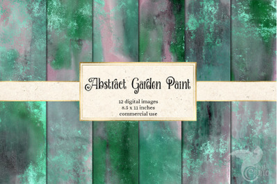 Abstract Garden Paint Digital Paper