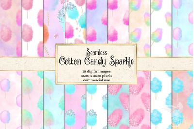 Cotton Candy Sparkle Digital Paper
