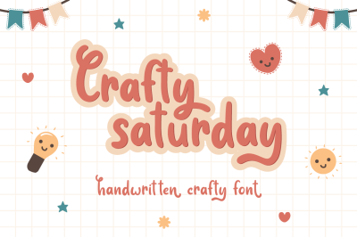 Crafty Saturday - Handwritten Font