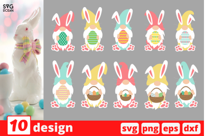 Easter Gnome SVG Bundle