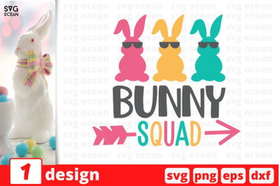 Bunny Squad SVG Cut File