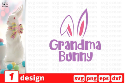 Grandma Bunny SVG Cut File