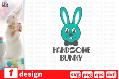 Handsome Bunny SVG Cut File