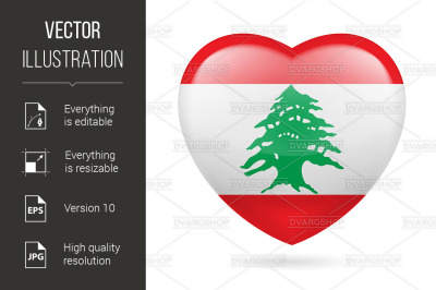 Heart icon of Lebanon