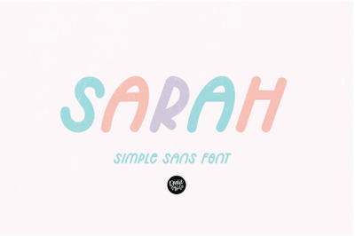 SARAH SANS Simple Font