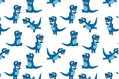 cute dinosaur cartoon pattern