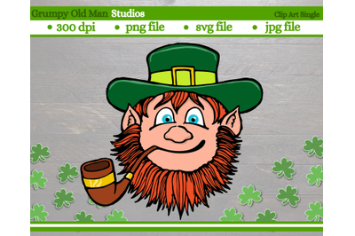 leprechaun with pipe