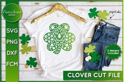St Patrick&#039;s Day Clover SVG