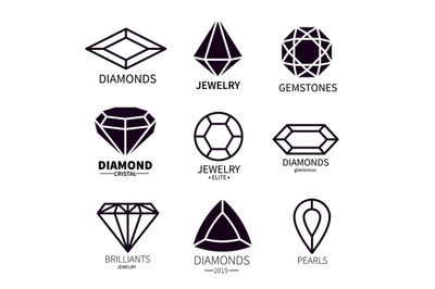 Diamond logos. Jewels diamonds gems&2C; jewelry diamantes luxury jewel ge