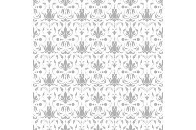 Floral seamless texture. Wallpaper pattern with decorative flowers. Ve