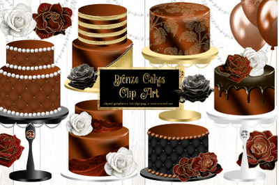 Bronze Cakes Clipart