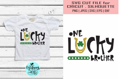 One lucky brother svg, St. Patrick&#039;s day svg