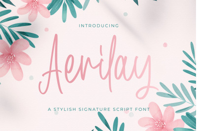 Aerilay - Handwritten Font