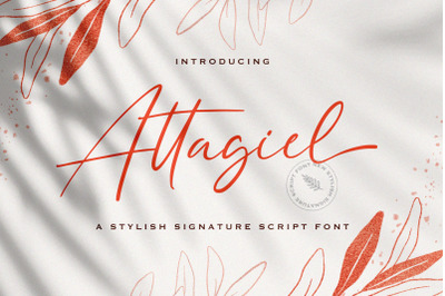 Attagiel - Handwritten Font