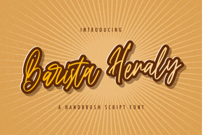 Barista Heraly - Handwritten Font