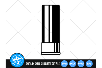 Shotgun Shell SVG | Shotgun Shell Silhoutte Cut File