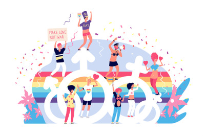 Love parade. Rainbow lgbtq pride activism and bisexual laws. Gay, lisb