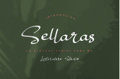 Sellaras // Elegant Script Font