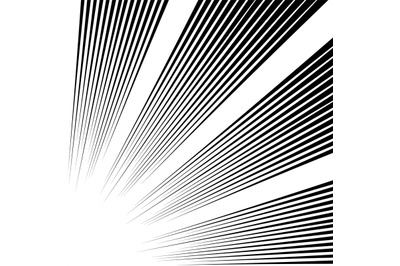 Pop art burst stripes line background powerful