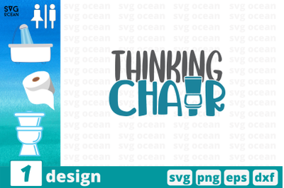 Thinking chair SVG Cut File