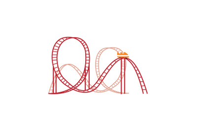 Amusement Parks roller coaster Icon