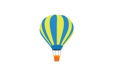 amusement air balloon flat icon