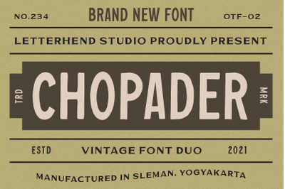 Chopader - Vintage Duo