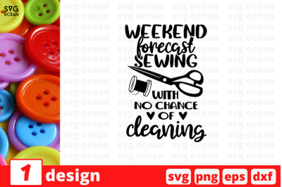 Weekend forecast sewing  SVG Cut File