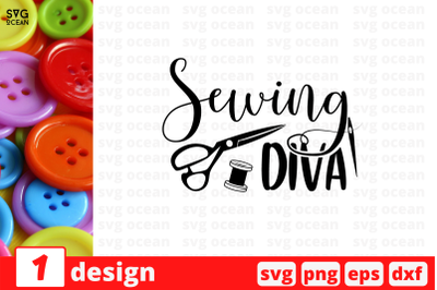 Sewing diva SVG Cut File