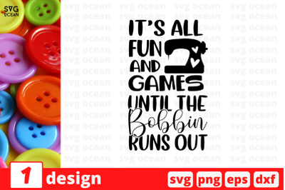 Its all fun and games  SVG Cut File