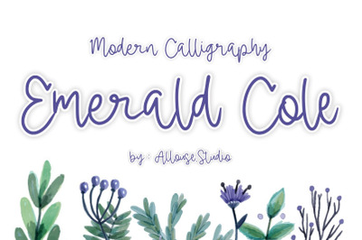 Emerald Cole - Modern Calligraphy