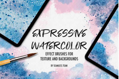 EXPRESSIVE WATERCOLOR BRUSHES FOR PROCREATE
